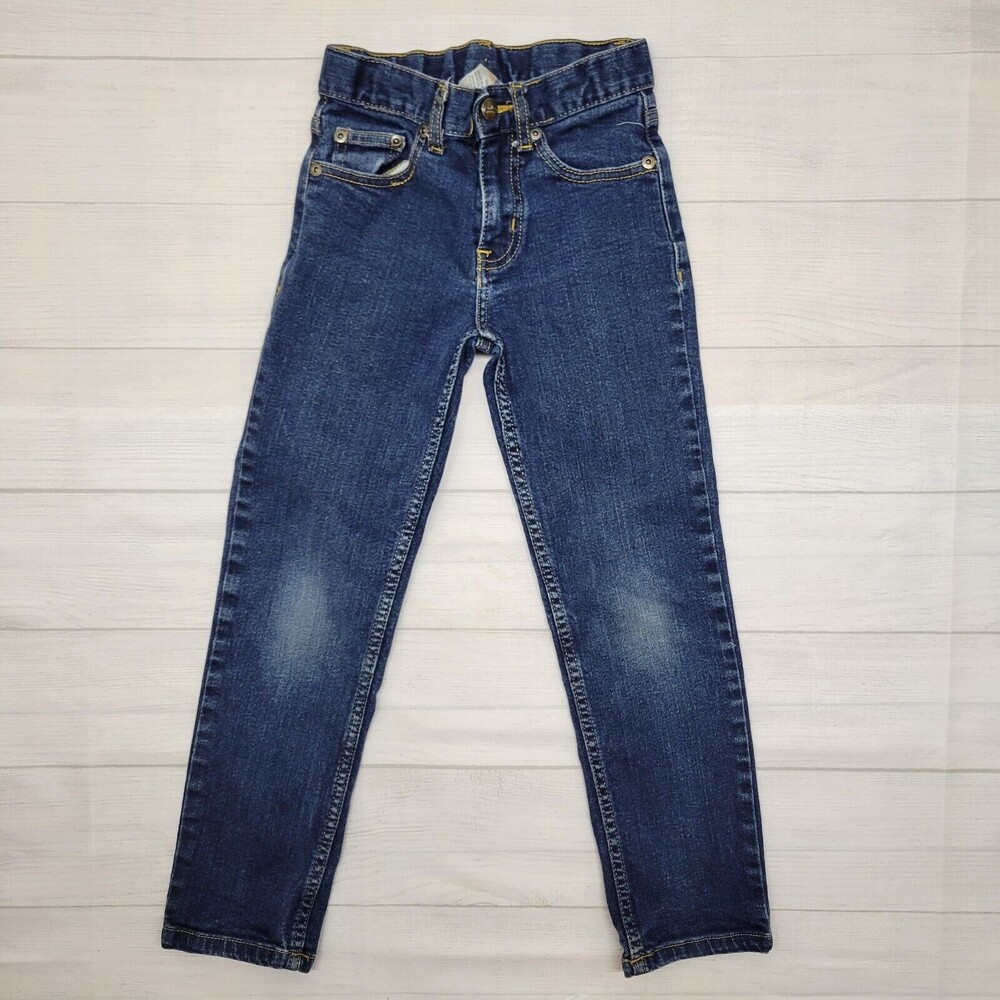 WONDER NATION Boys Blue Medium Wash Staight Denim Jean Size 8